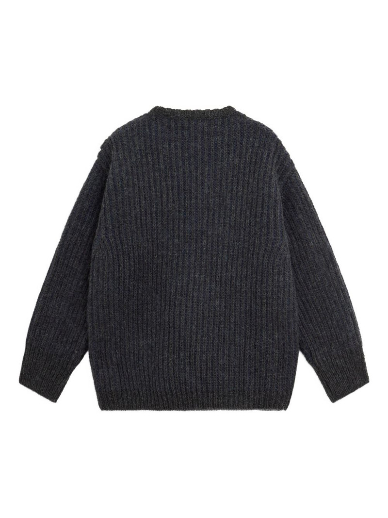 MAGLIANO overlapped rib sweater outlook