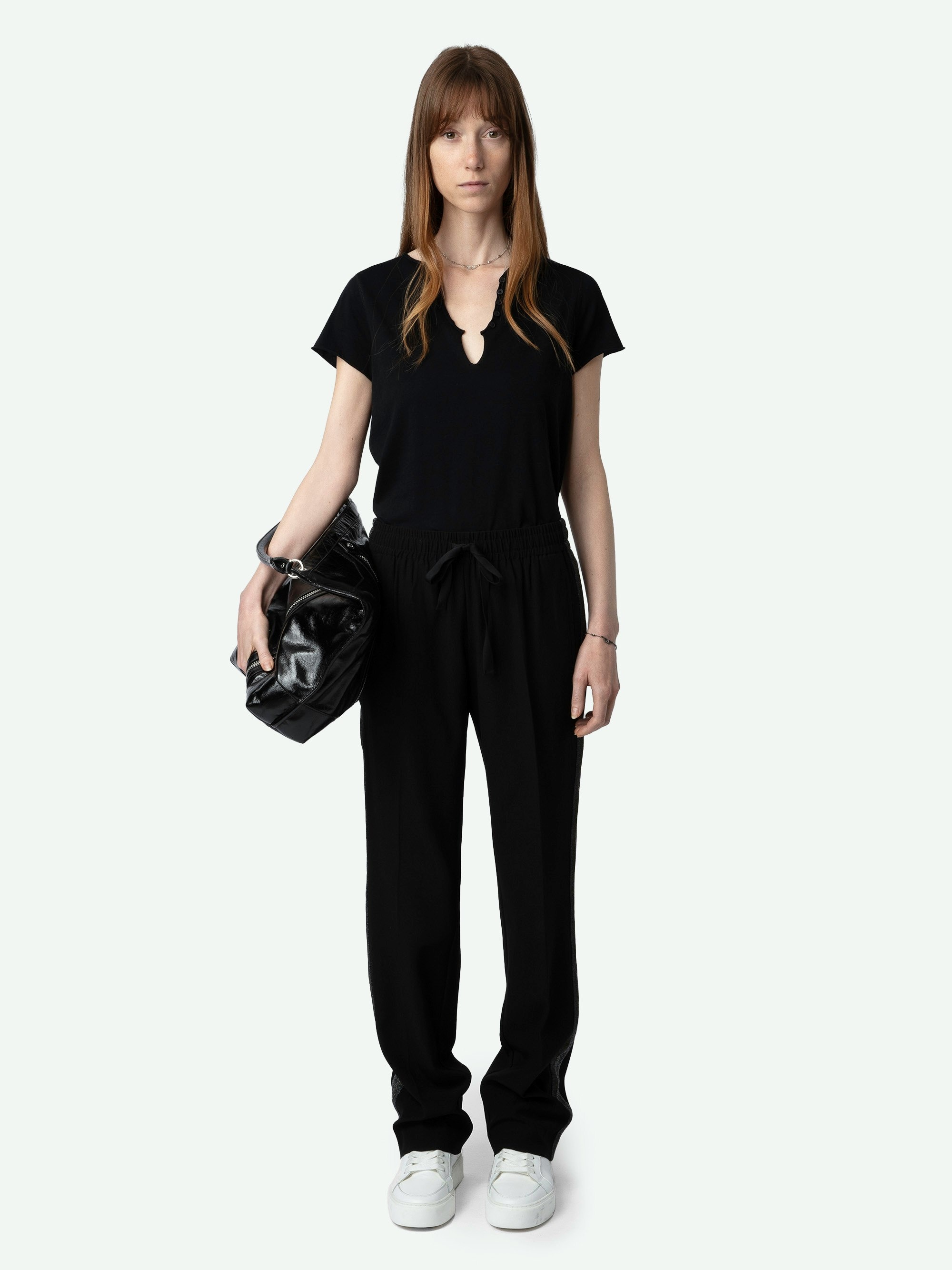Tuni Diamante Wings Henley T-shirt - 6