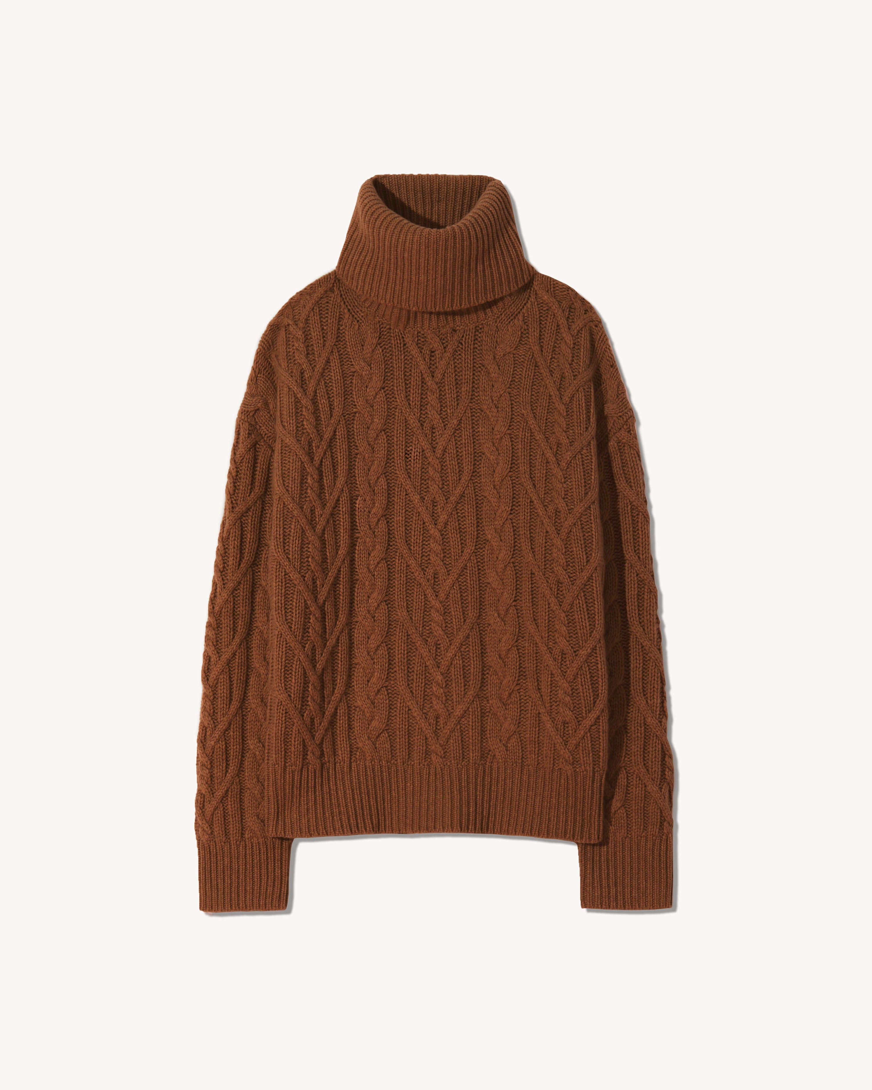 GIGI CASHMERE TURTLENECK SWEATER - 1