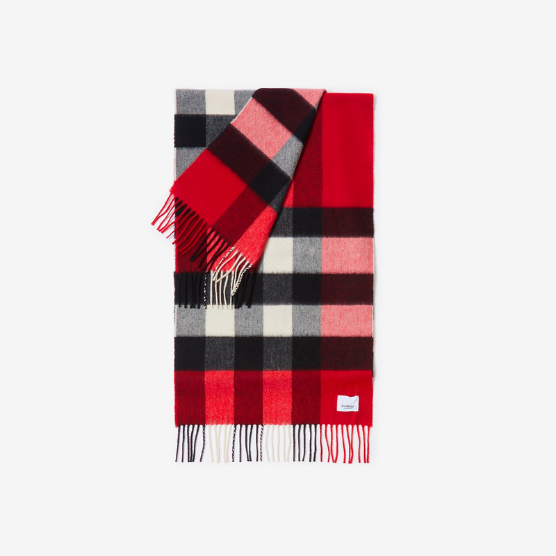 Check Cashmere Scarf 1