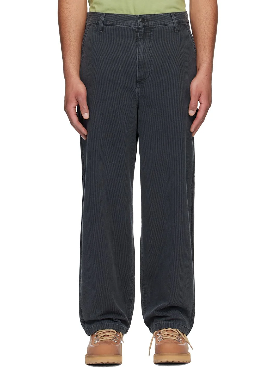 Black Parrish Corduroy Trousers - 1