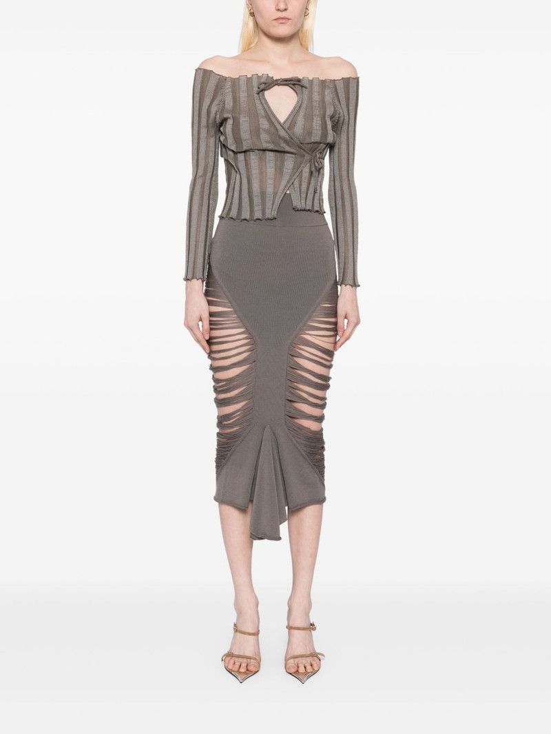 Rick Owens calf tanja skirt outlook