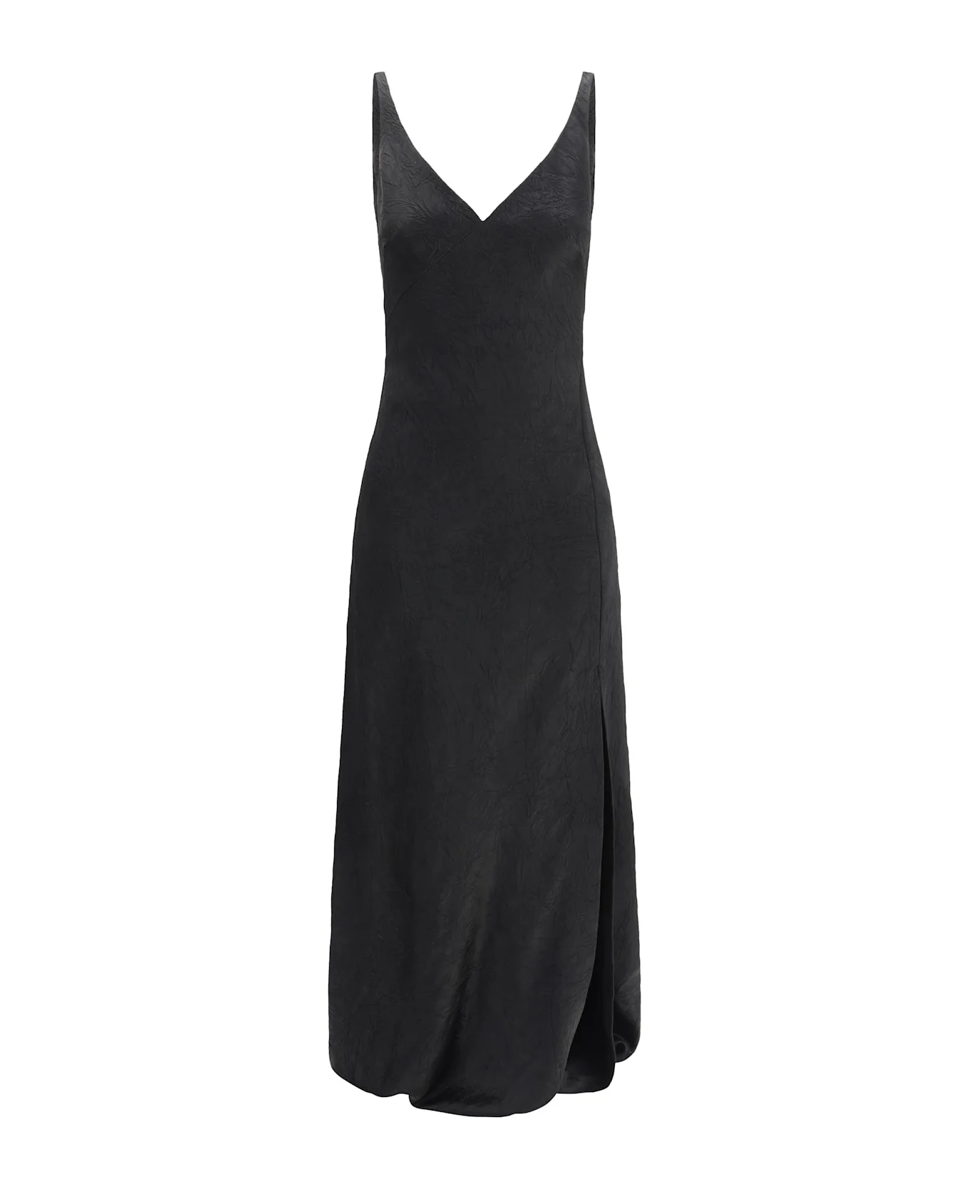 Cracked Finish Long Dress - 1