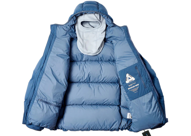 PALACE Palace Pertex Matte Balaclava Puffa Blue Chill outlook