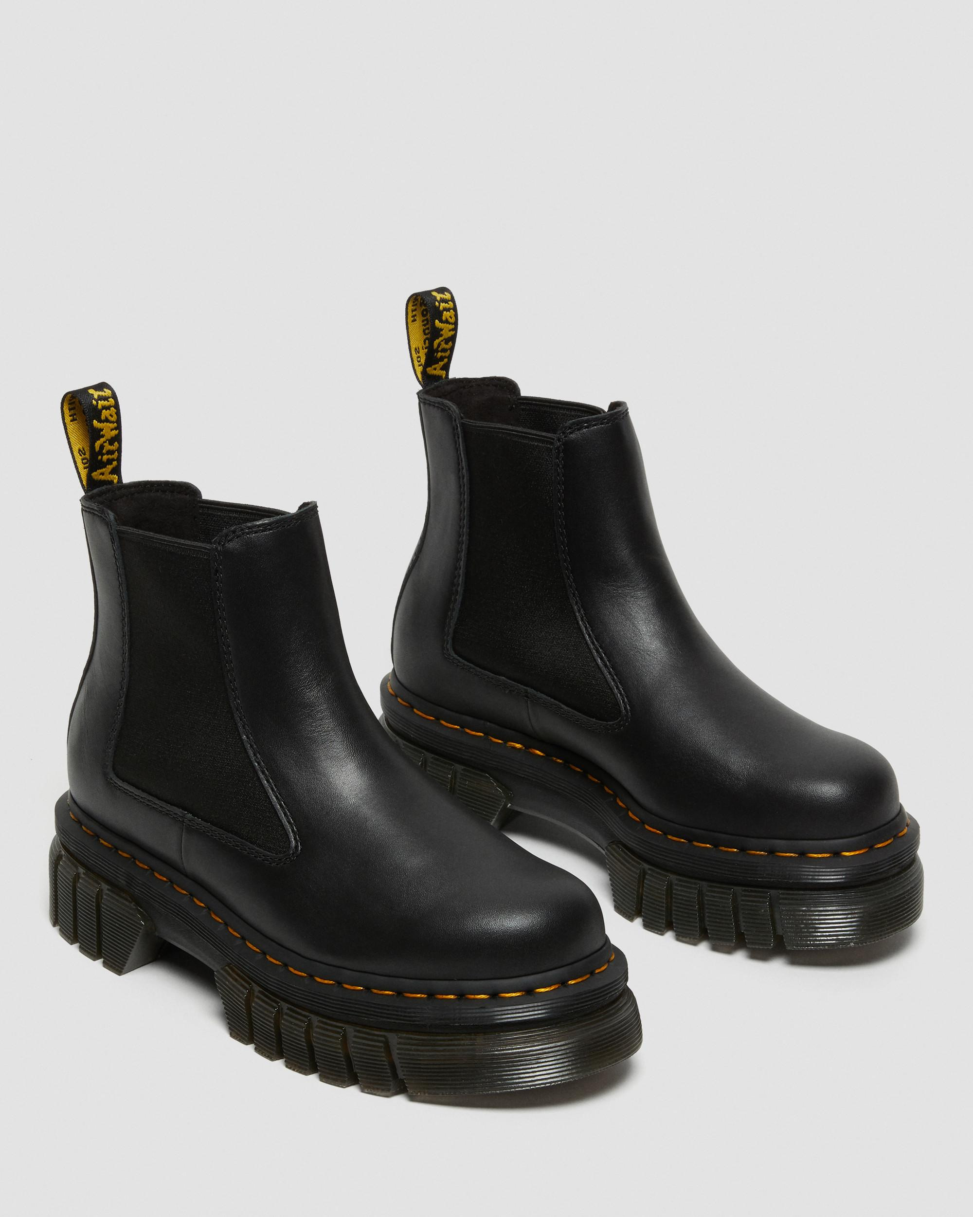 Audrick Nappa Leather Platform Chelsea Boots - 9