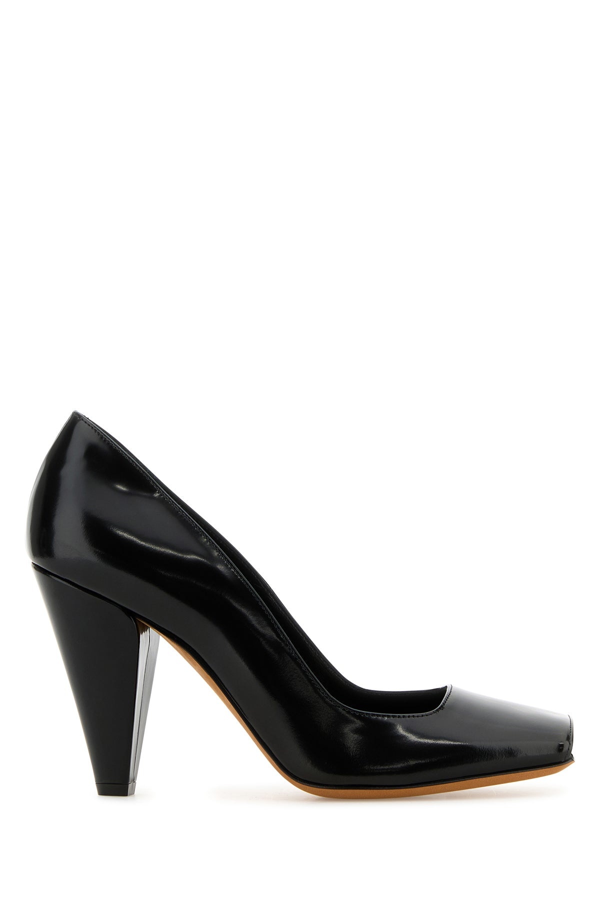 Black leather Cedar pumps - 1