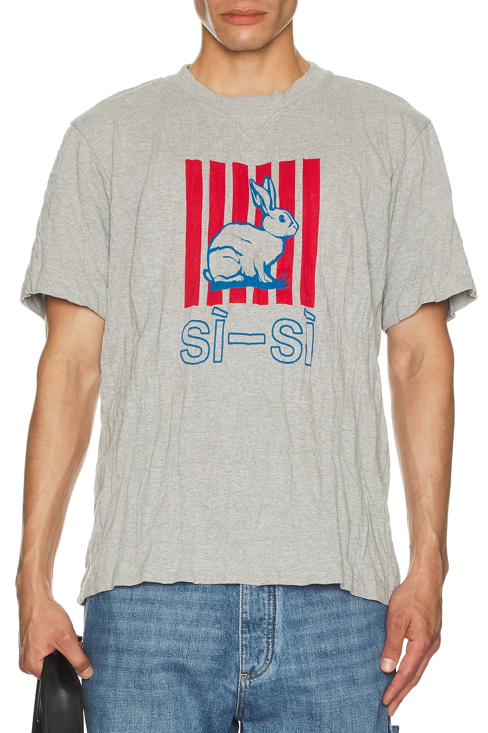 Crushed Sisi Print Jersey T-Shirt - 3