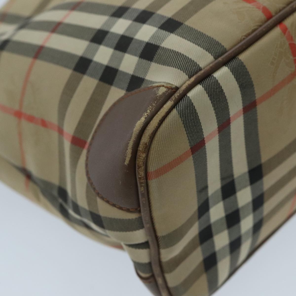 Burberry Nova Check Shoulder Bag Canvas Beige - 13