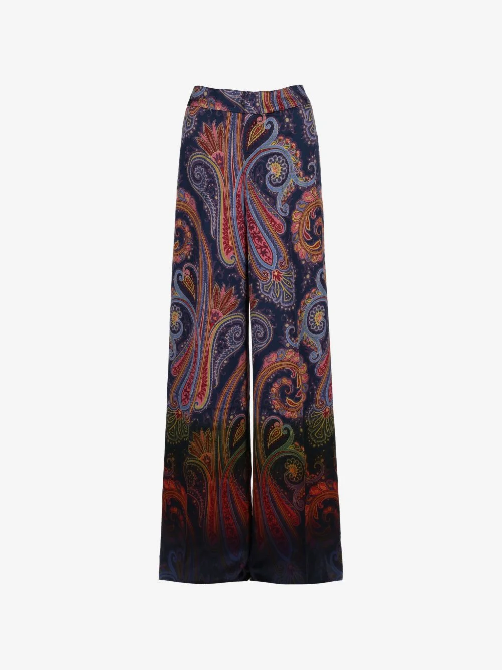 paisley-print wide-leg trousers - 1