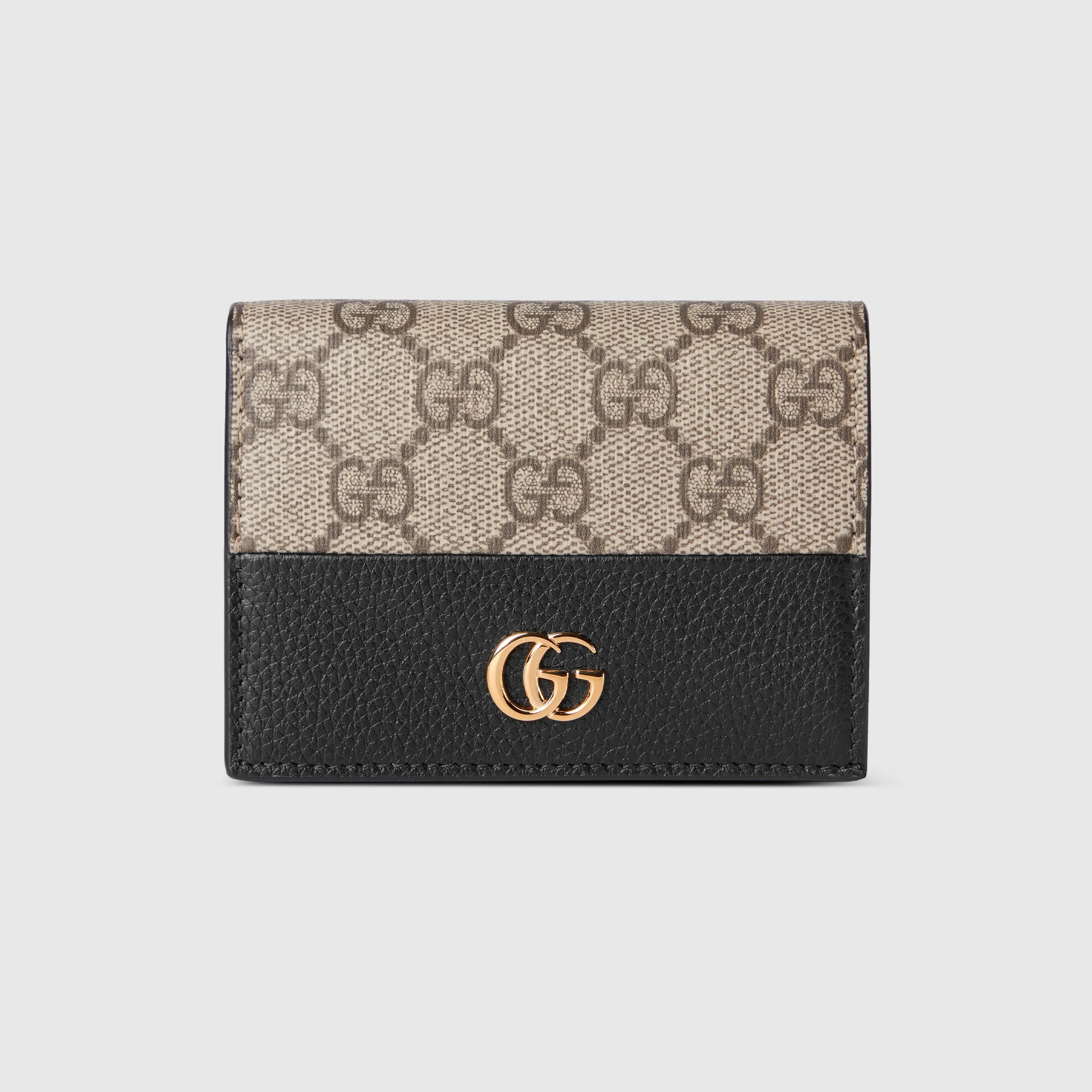 GG Marmont bi-color card case wallet - 1
