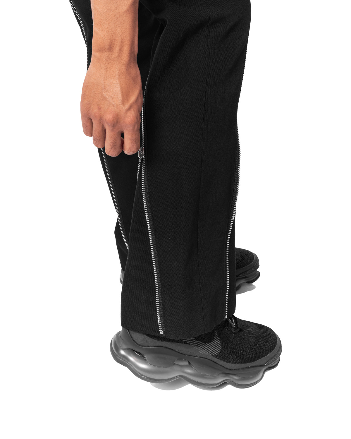 Zip Trouser - Black - 6