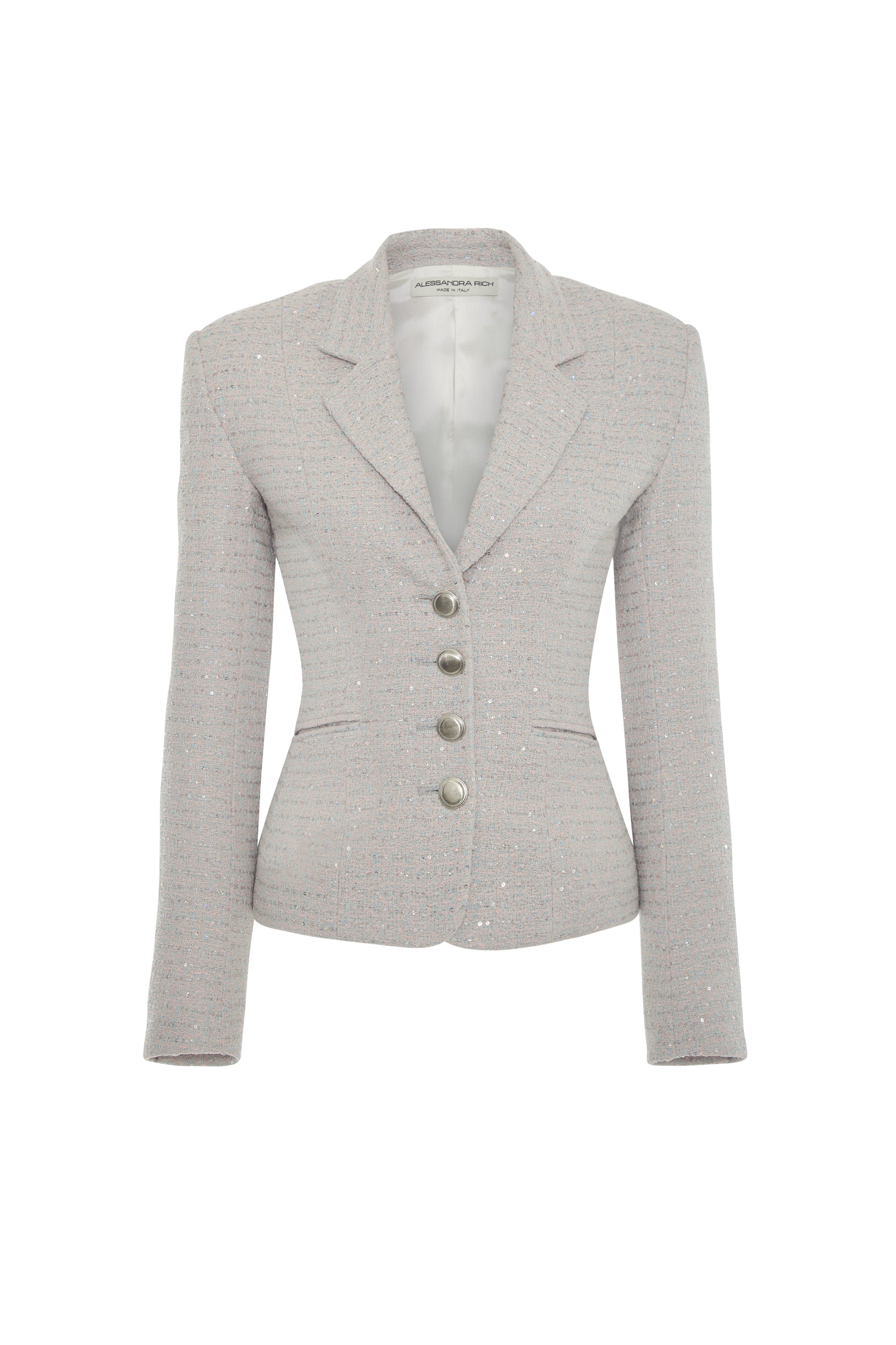 SEQUIN TWEED JACKET - 1