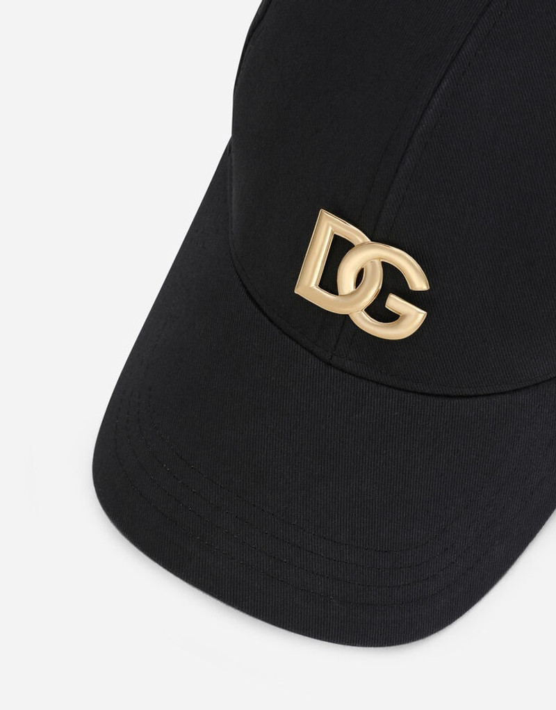 Dolce & Gabbana Cotton baseball cap with DG patch outlook