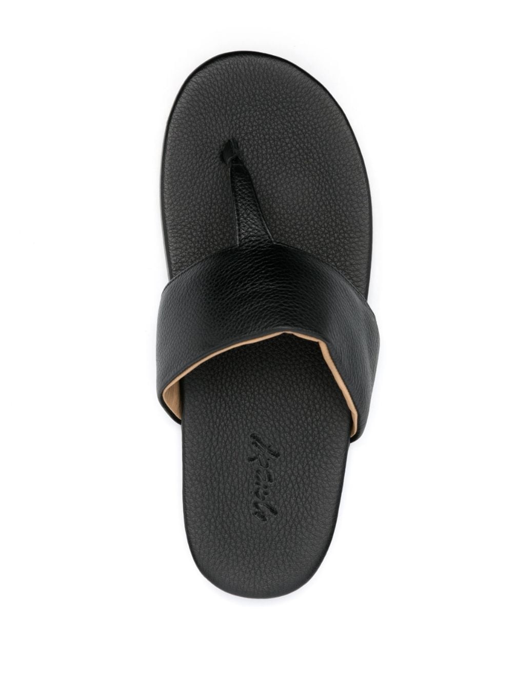thong-strap leather sandals - 4