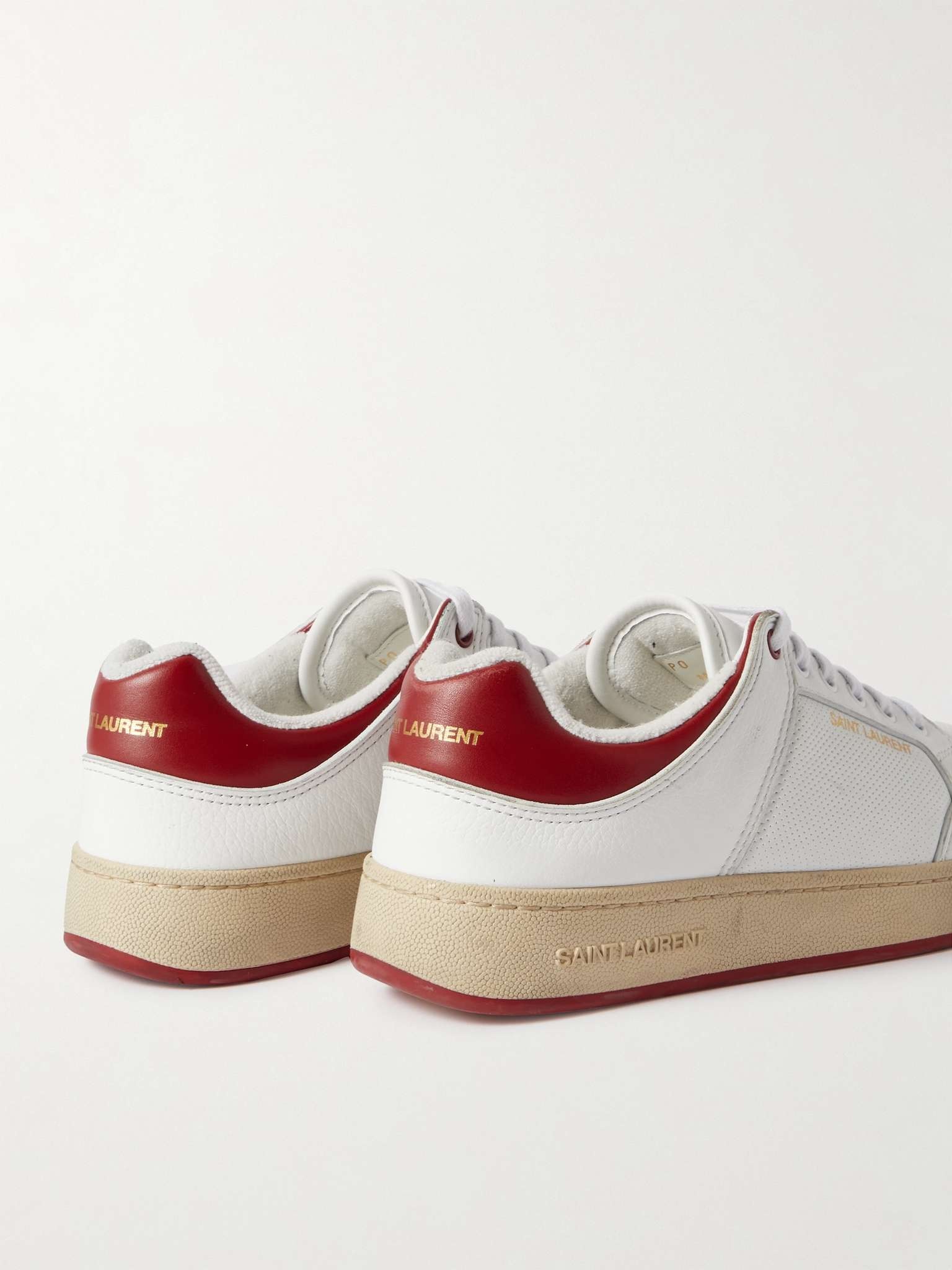 SL/61 Perforated Leather Sneakers - 4