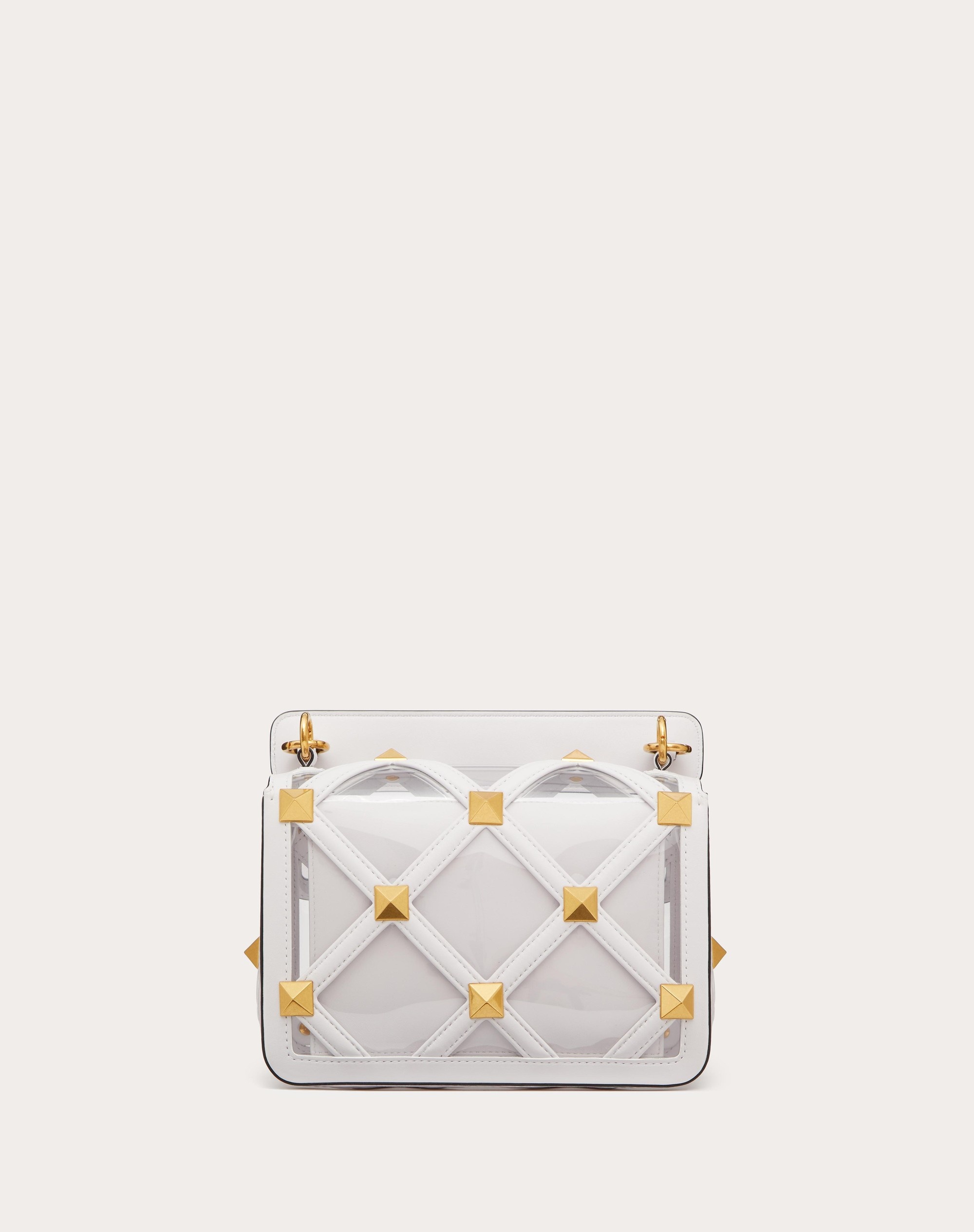 MEDIUM BAG WITH ROMAN STUD CHAIN IN POLYMER MATERIAL - 4