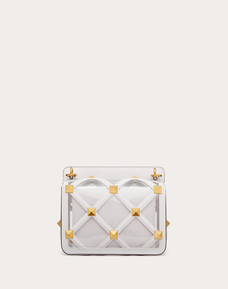 MEDIUM BAG WITH ROMAN STUD CHAIN IN POLYMER MATERIAL 4