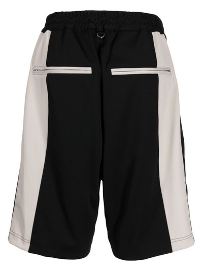 MASTERMIND WORLD colour-block track shorts outlook