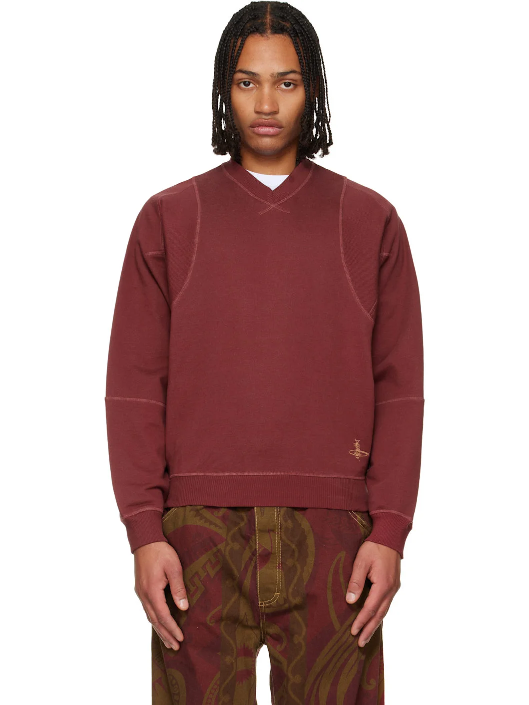 Red Pourpoint Sweatshirt - 1