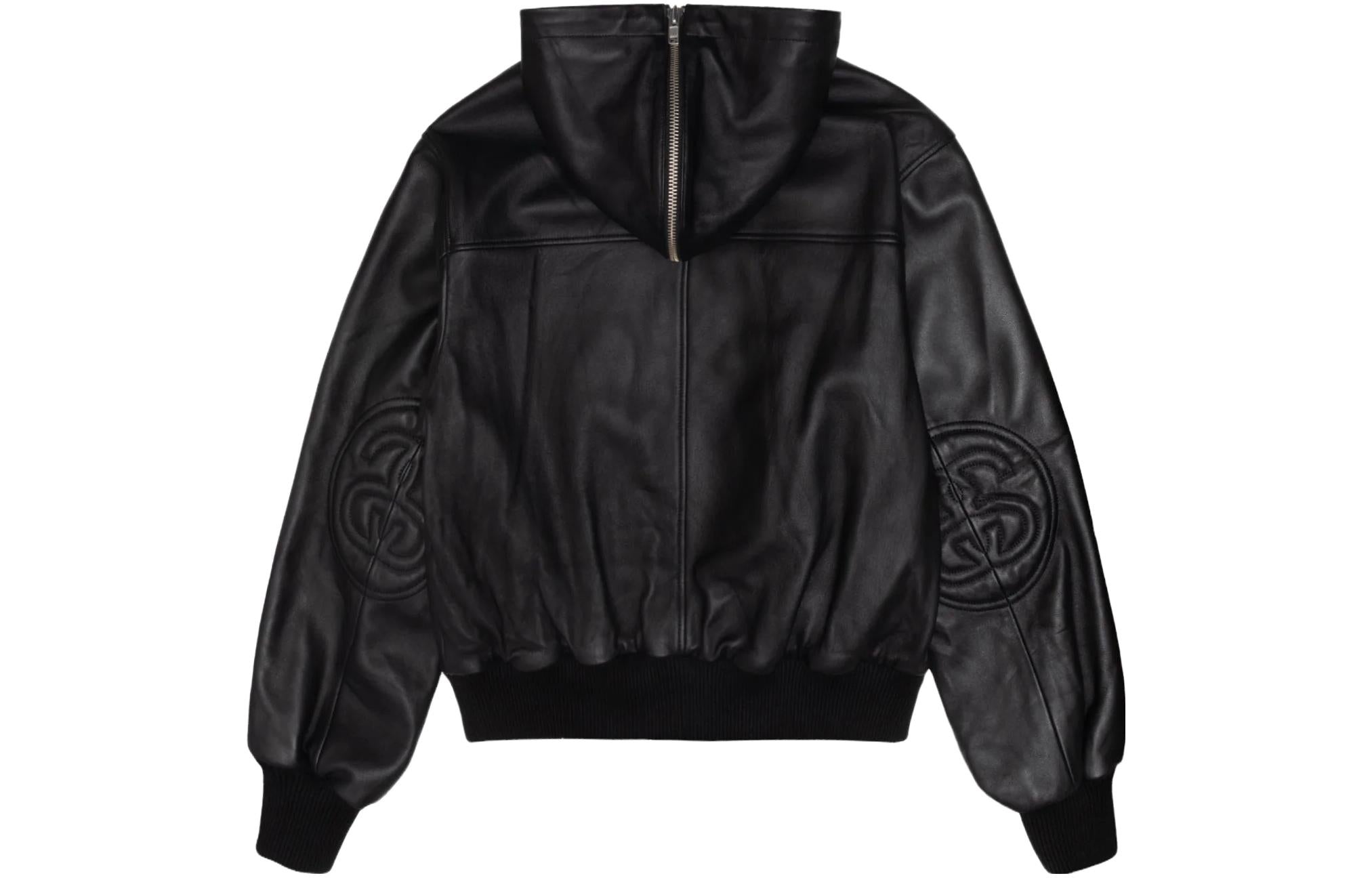 Stussy SS Link Leather Bomber 'Black' 115739 - 2