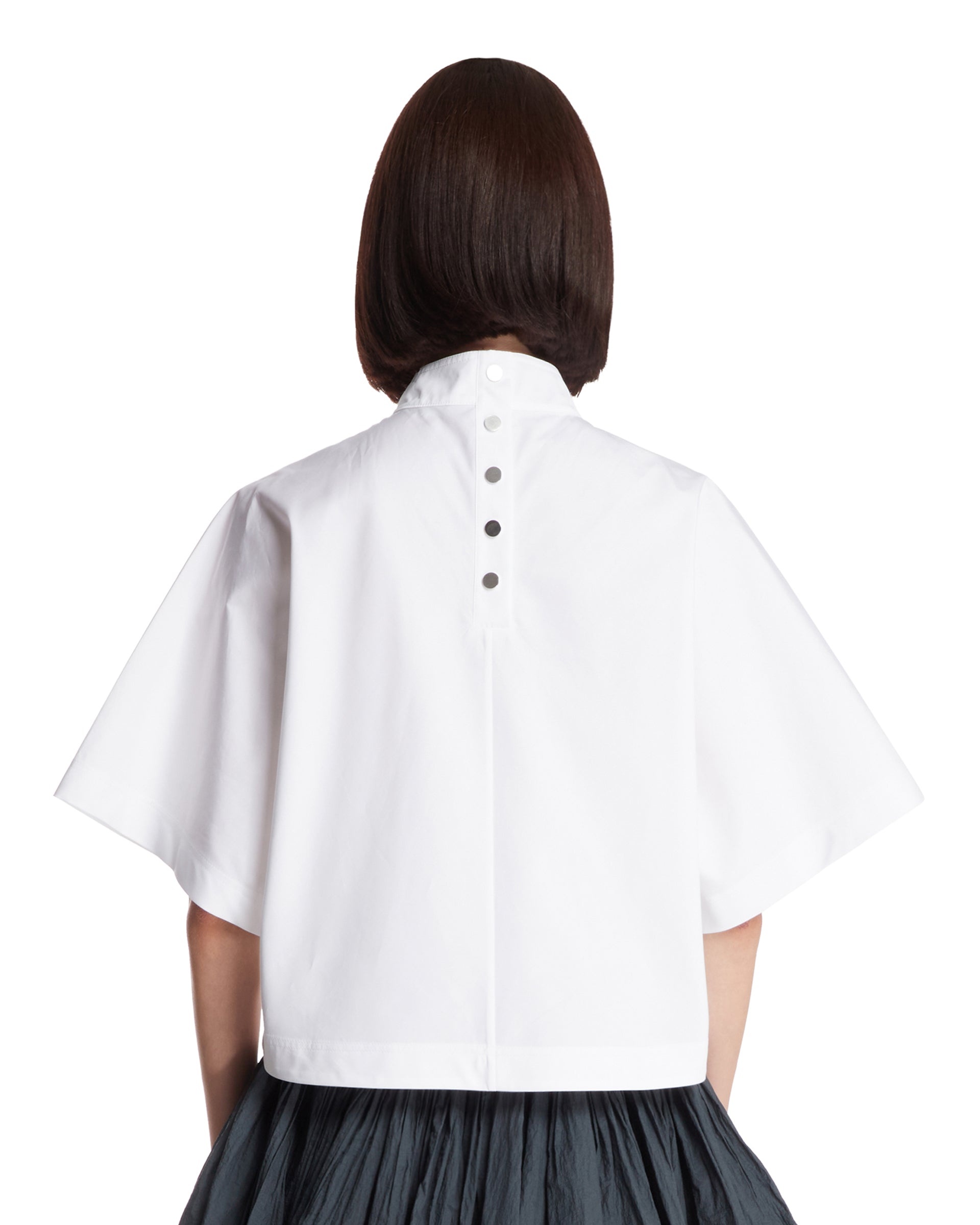 White High-Neck Top - 3
