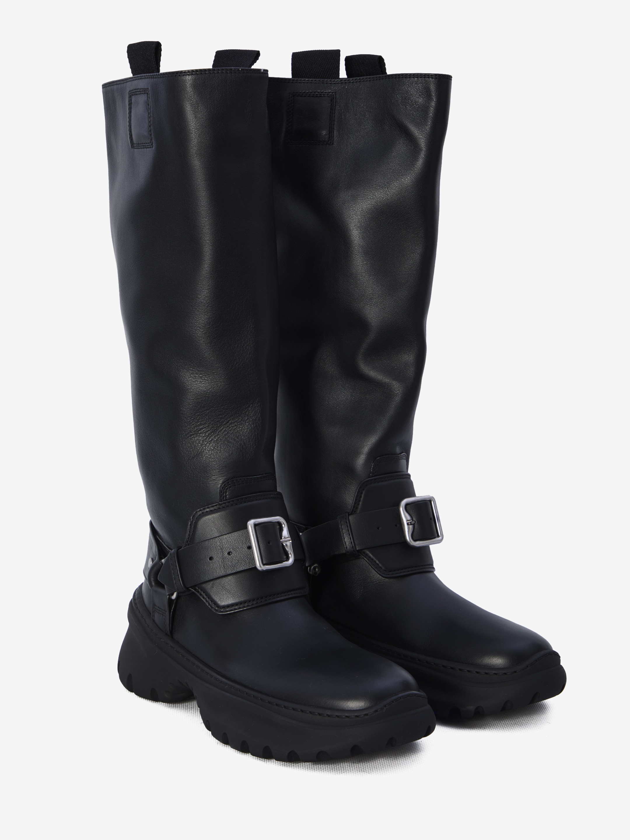 ロングブーツ BURBERRY Stomp High boots Burberry Stomp Knee-High Boots | Saks Fifth Avenue