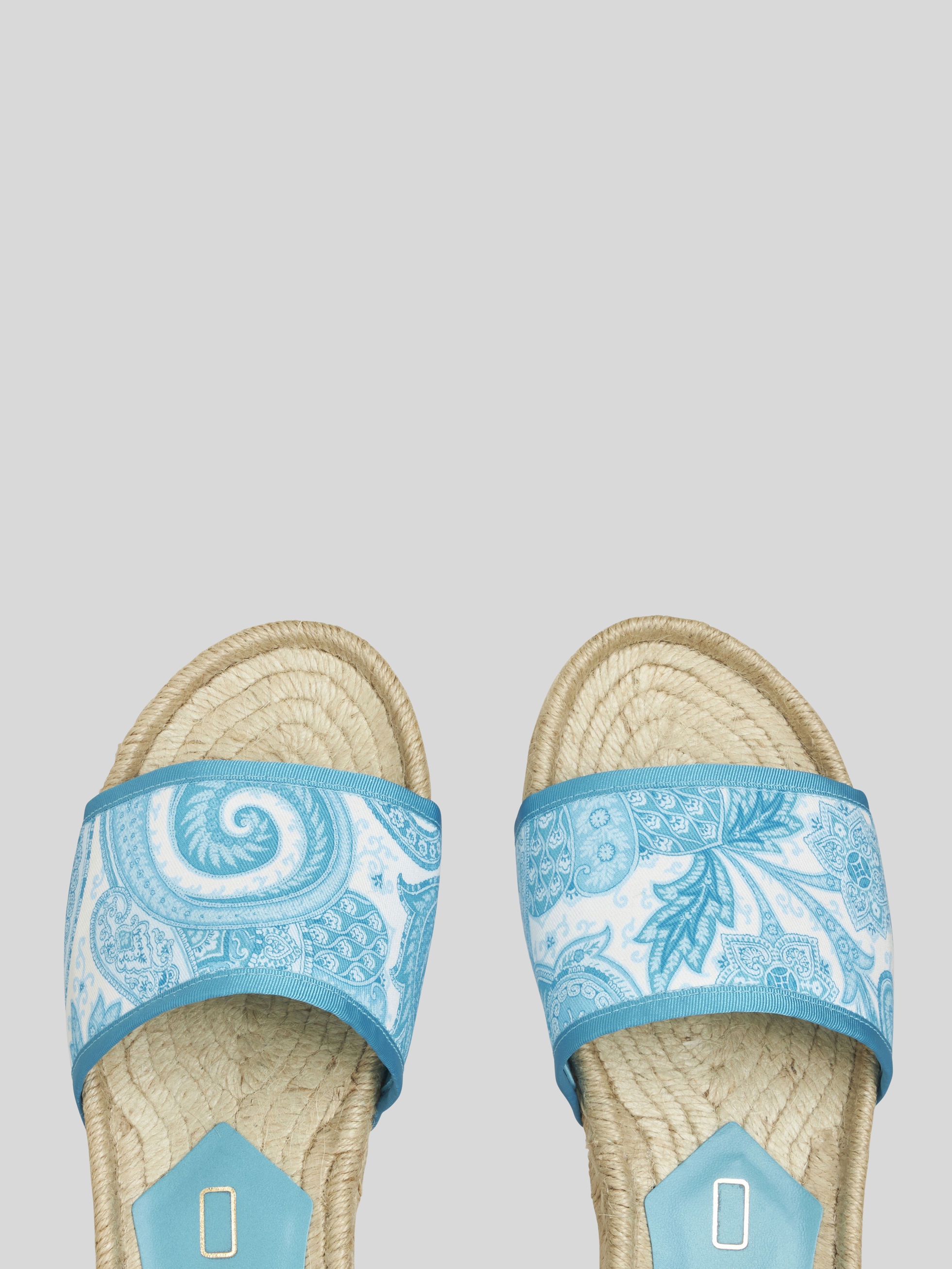 LIQUID PAISLEY FLAT BEACH SANDALS - 2