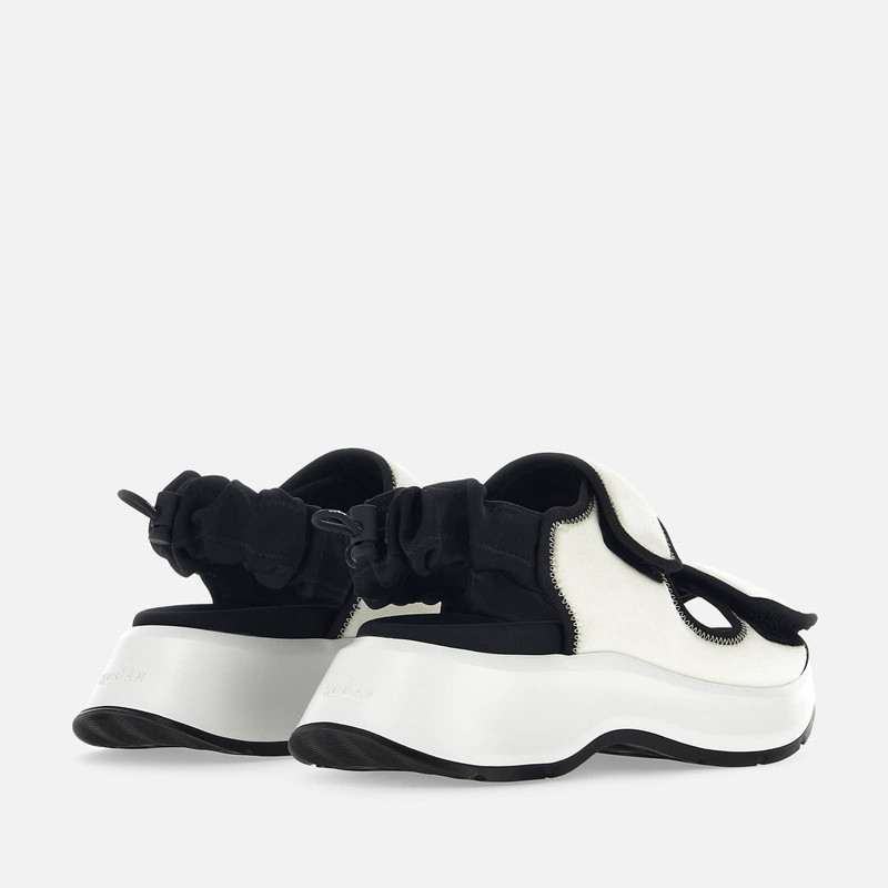 HOGAN Sandals Hogan H585 Black White outlook