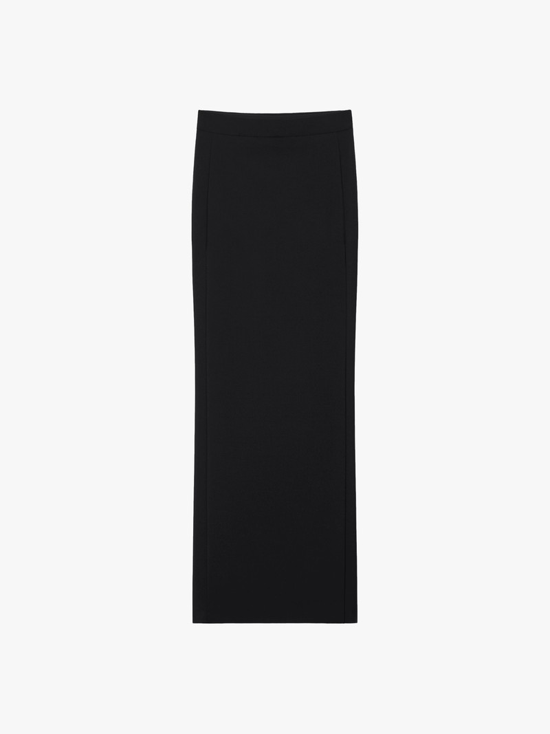 SLIM FIT PANTS IN WOOL WITH APRON EFFECT 1