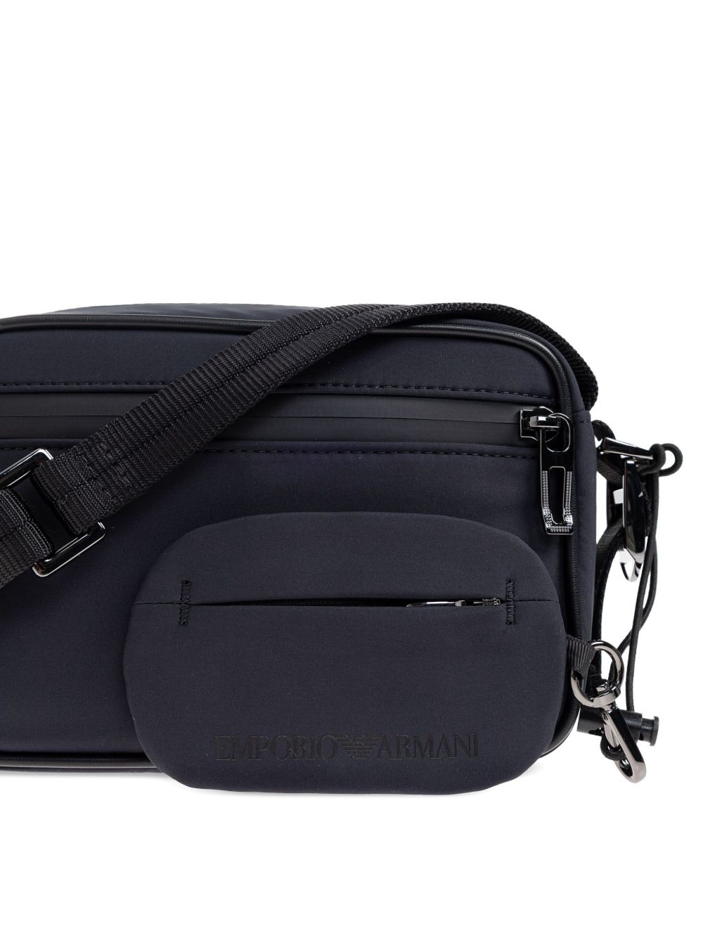 logo-patch messenger bag - 4