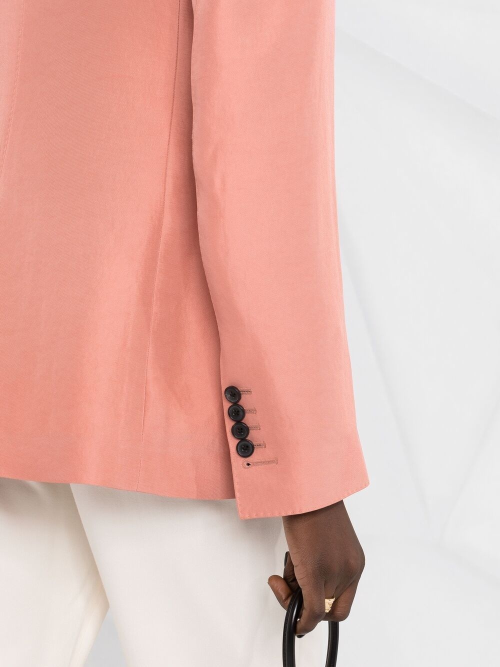 single-breasted tailored blazer - 5