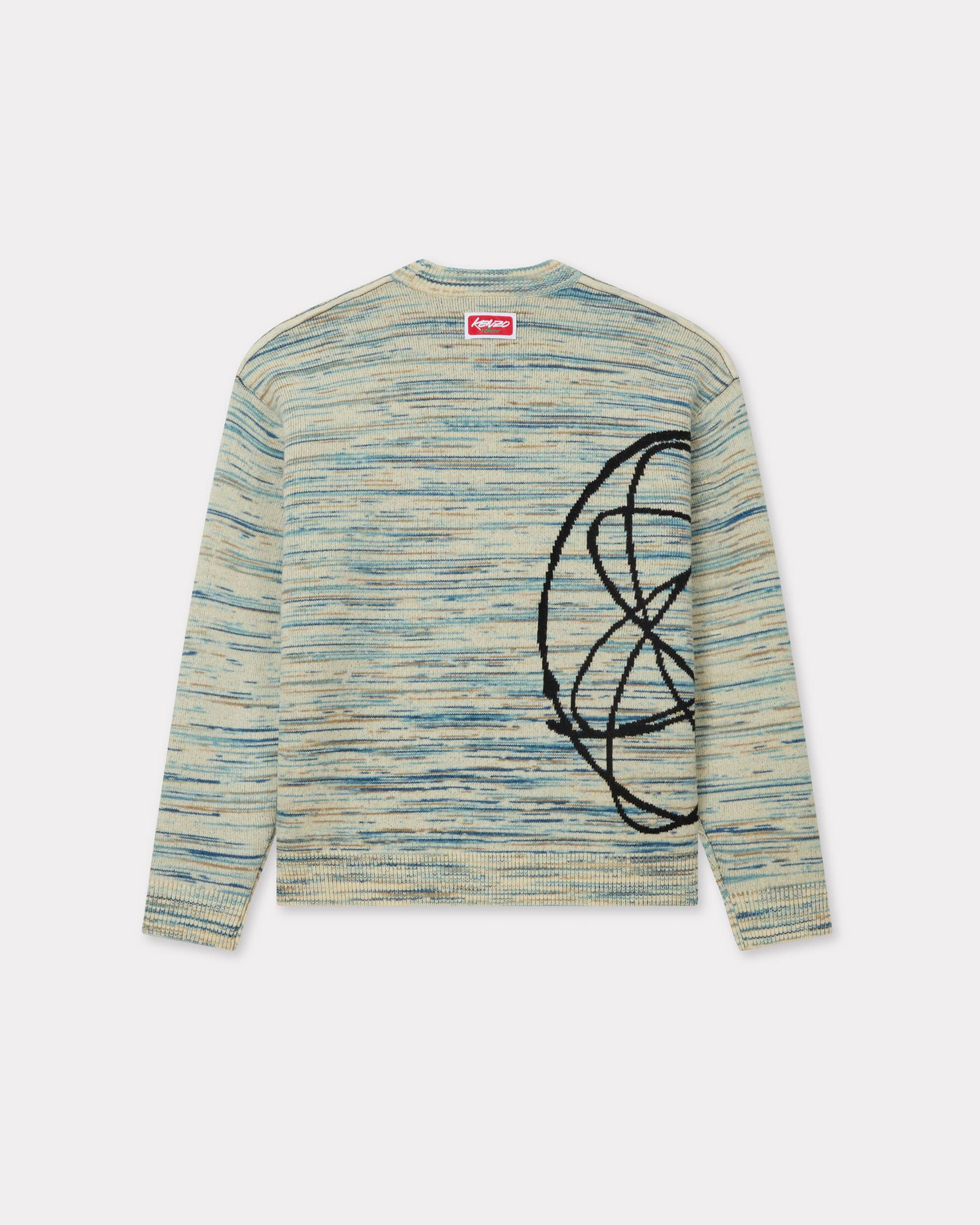 'Kenzo x Futura 2000' reversible jumper in wool - 4