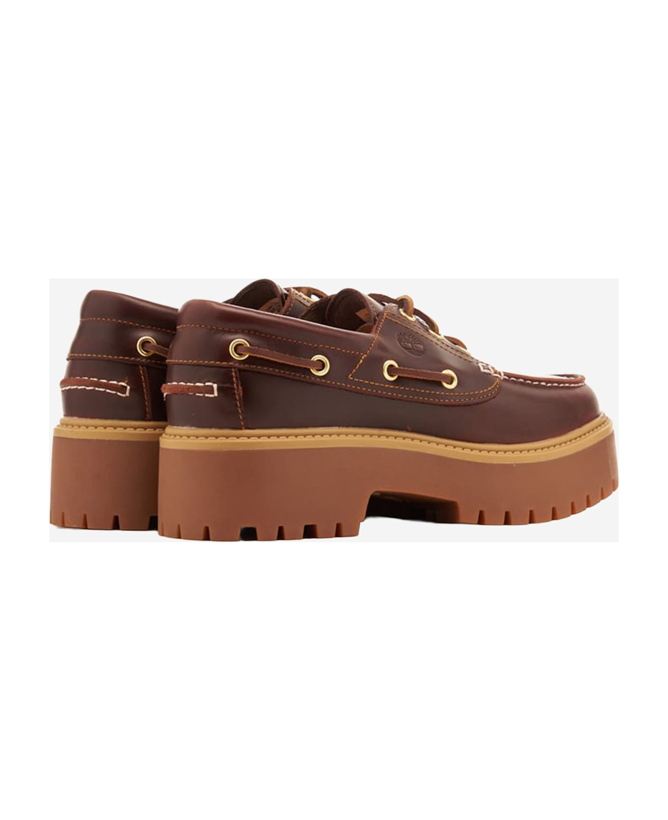 Stone Street Leather Platform Loafers - 3