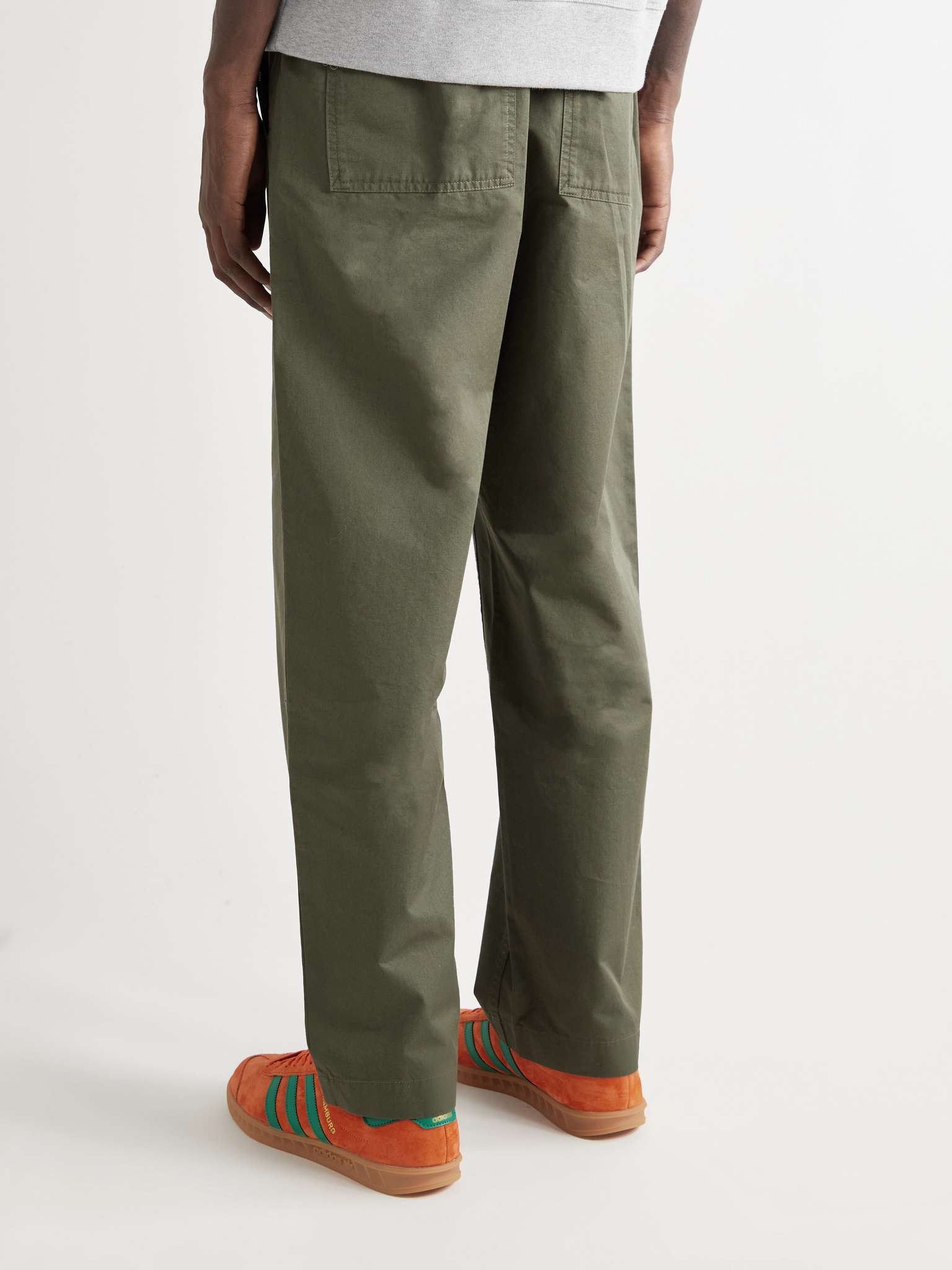 Stanley Straight-Leg Organic Cotton-Twill Trousers - 4