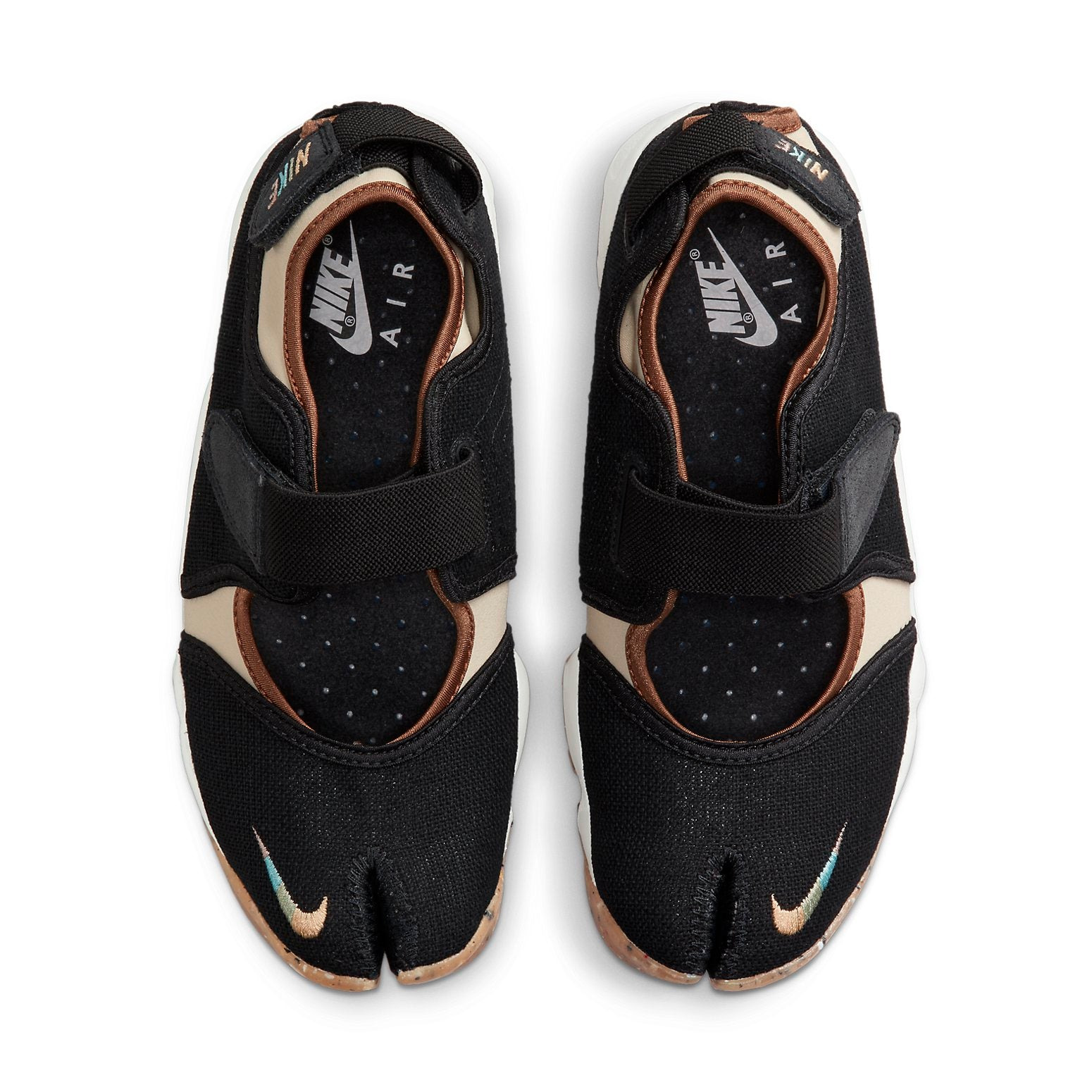(WMNS) Nike Air Lift Shock Absorption Wear-Resistant Low Top Sports Black Sandals 'Black' DM6441-045 - 4