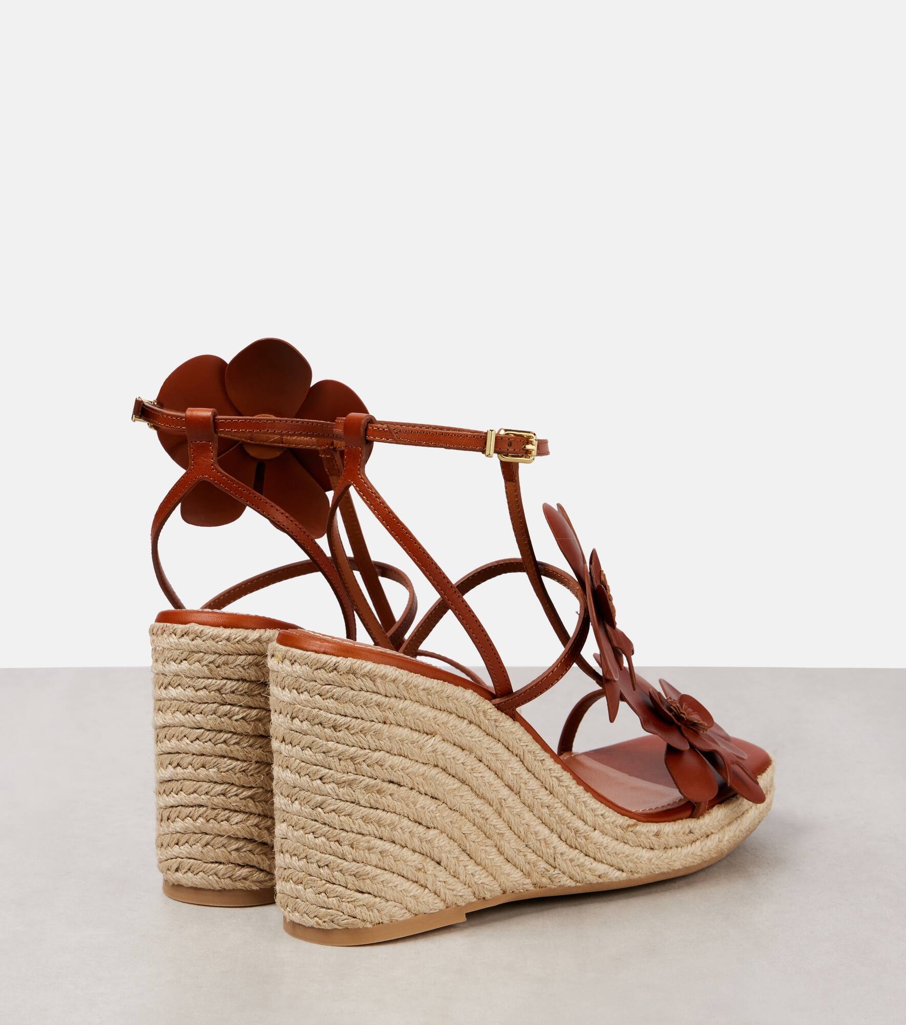 Orchid 110 leather wedge sandals - 2