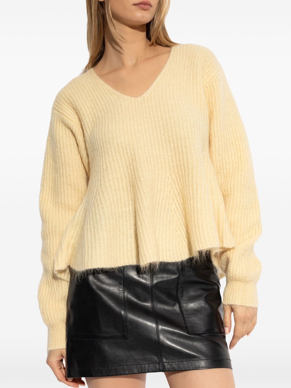 peplum-hem knit top - 3