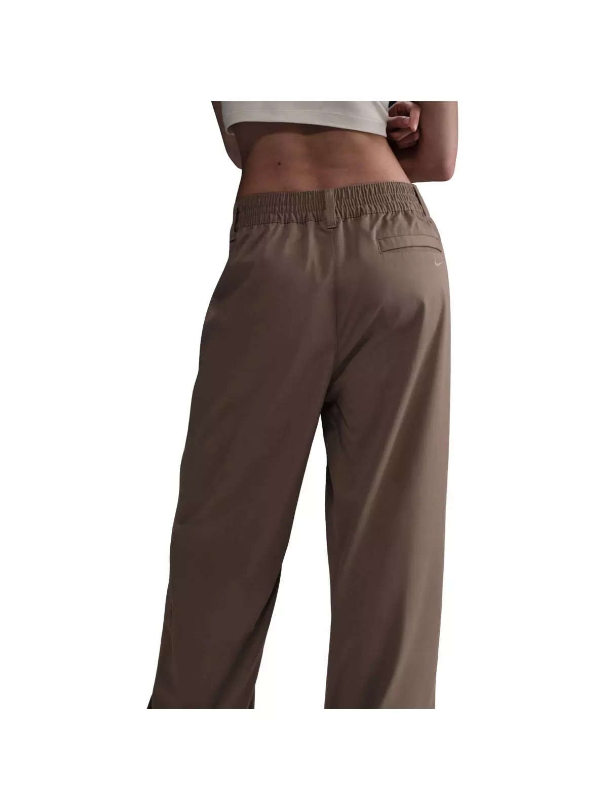 Women's Sportswear Collection Mid-Rise Twill Pants - Brown - 2
