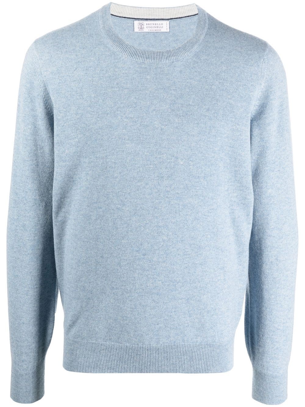 crew neck cashmere jumper - 1