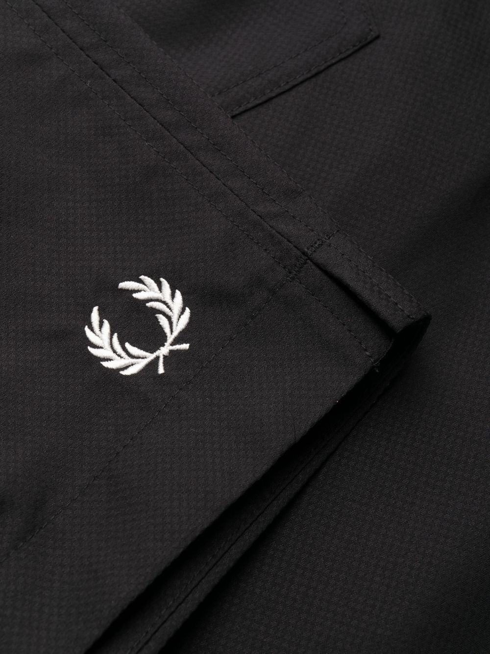 embroidered-logo swim shorts - 3