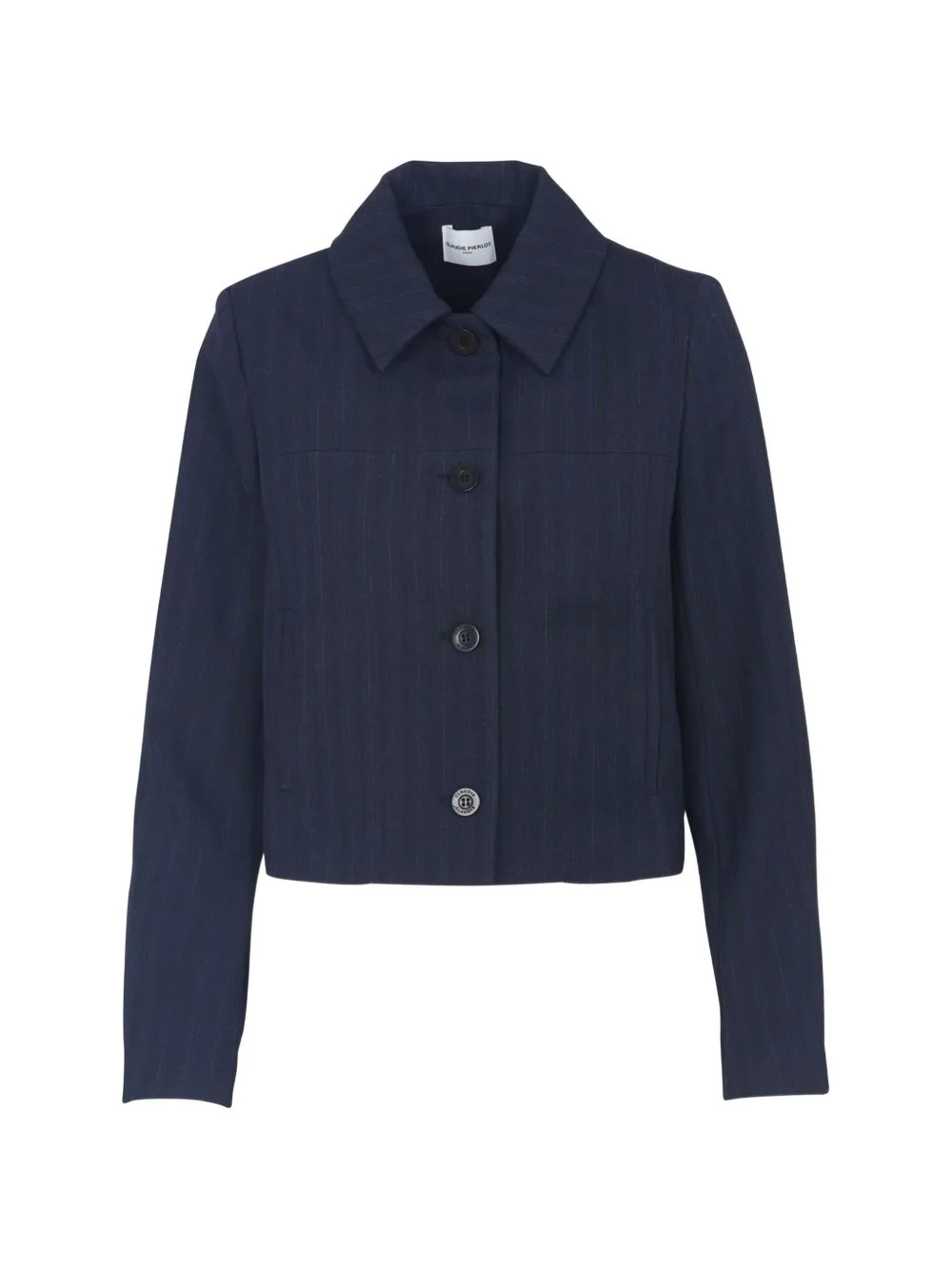 button pinstripe jacket - 1