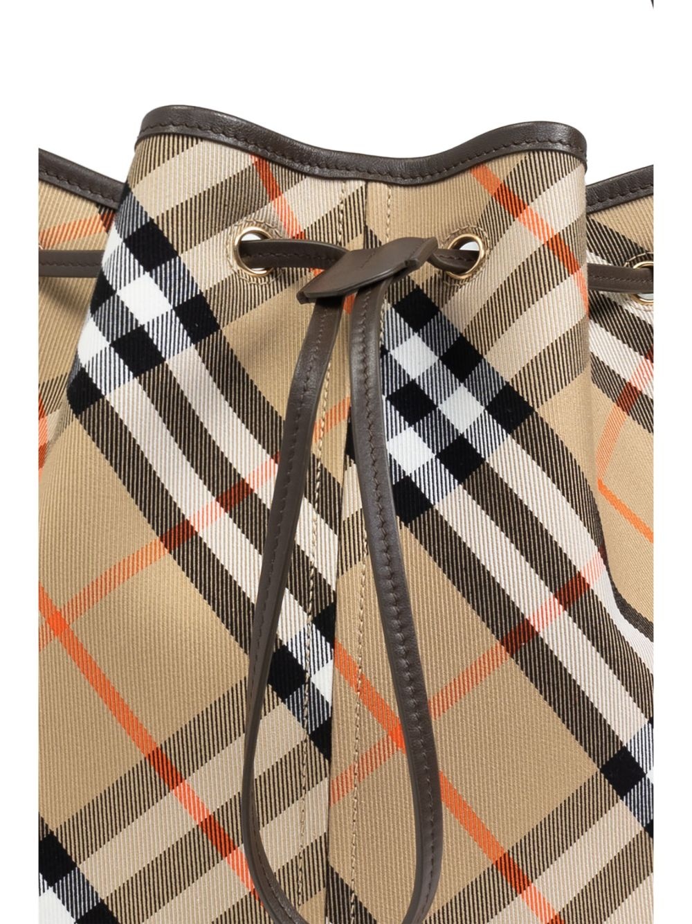Vintage Check bucket shoulder bag - 6