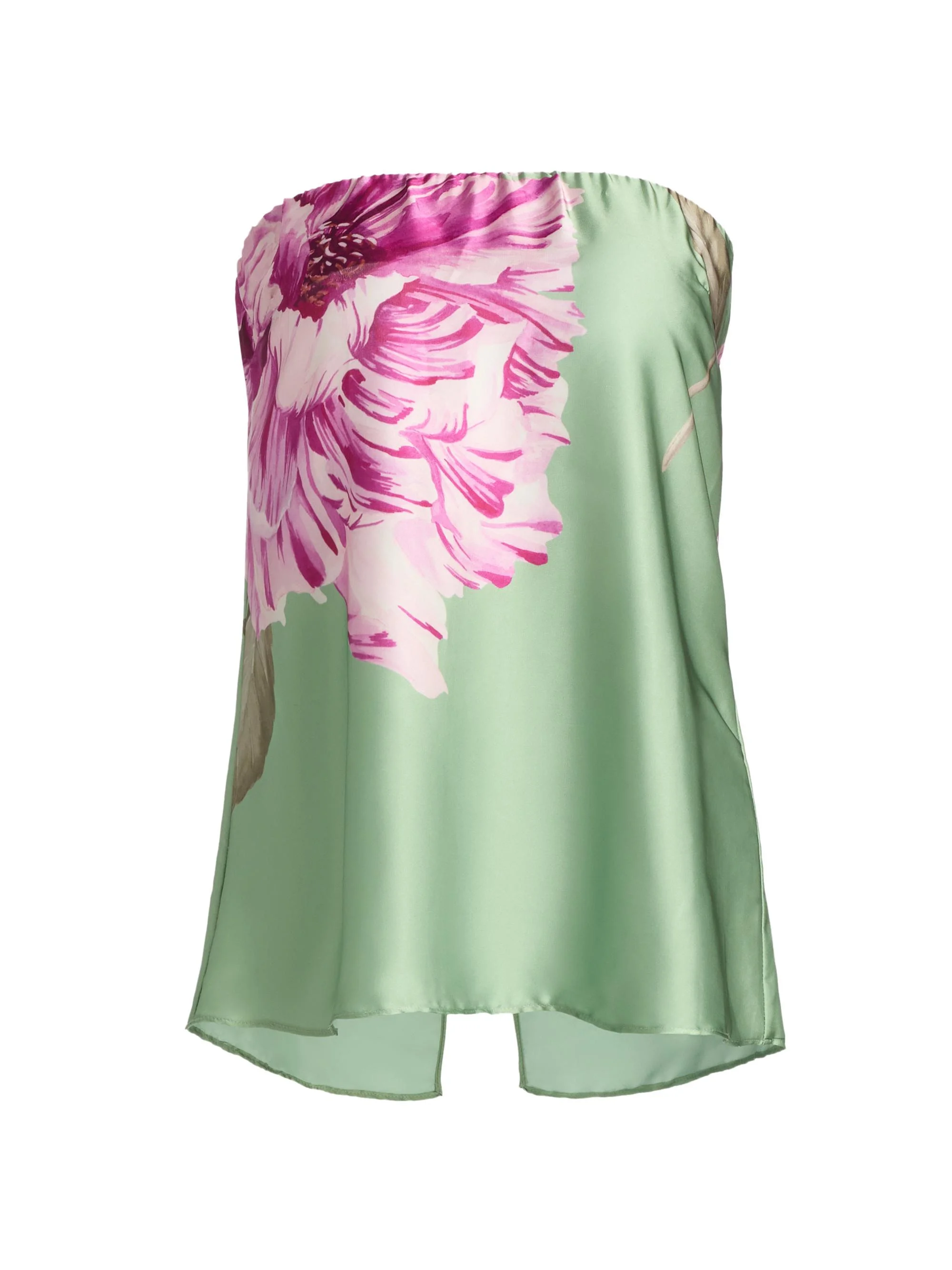 Women's Yassi Floral Strapless Top - Large Flora - 1