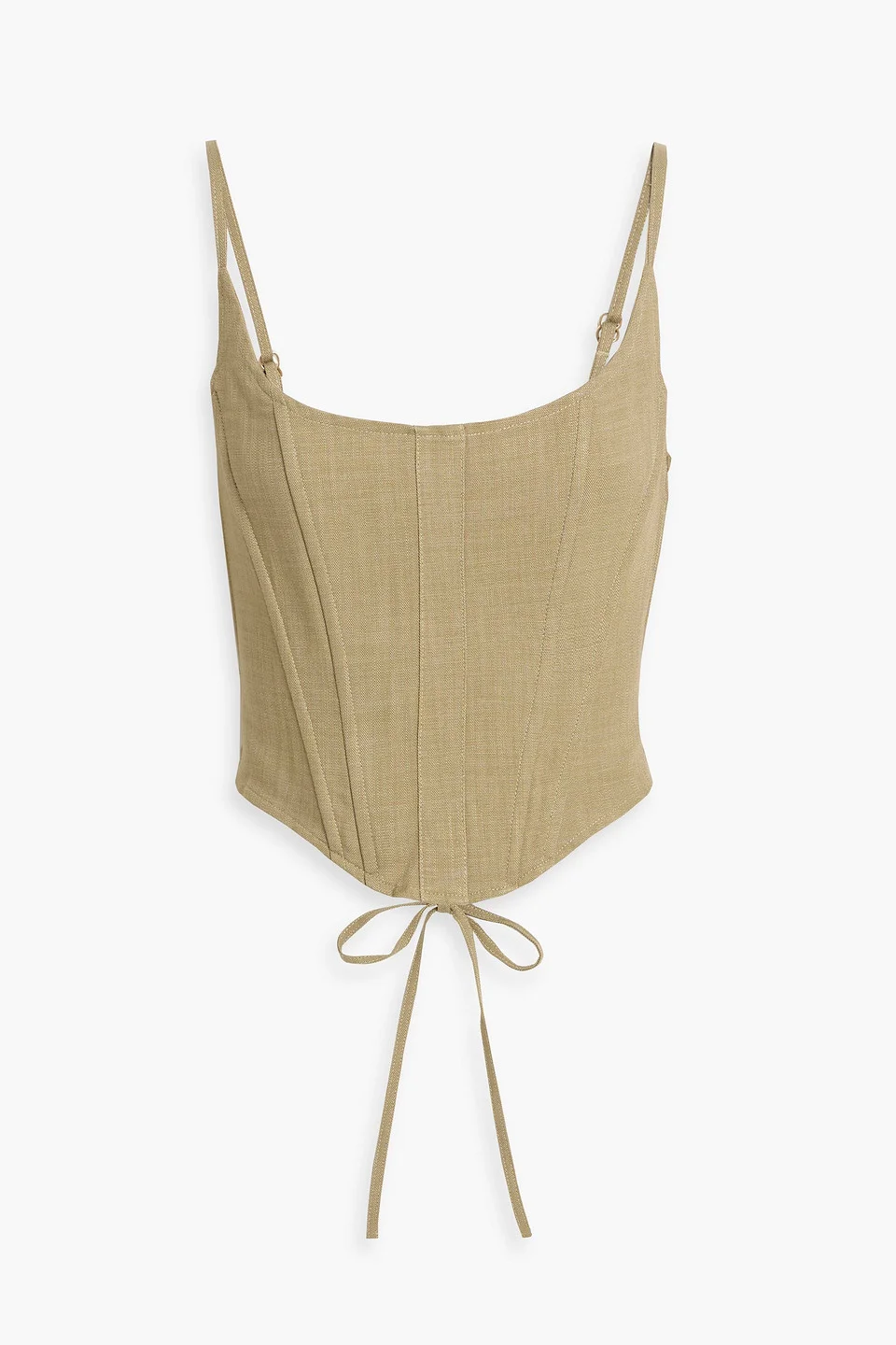 Dorian canvas bustier top - 1