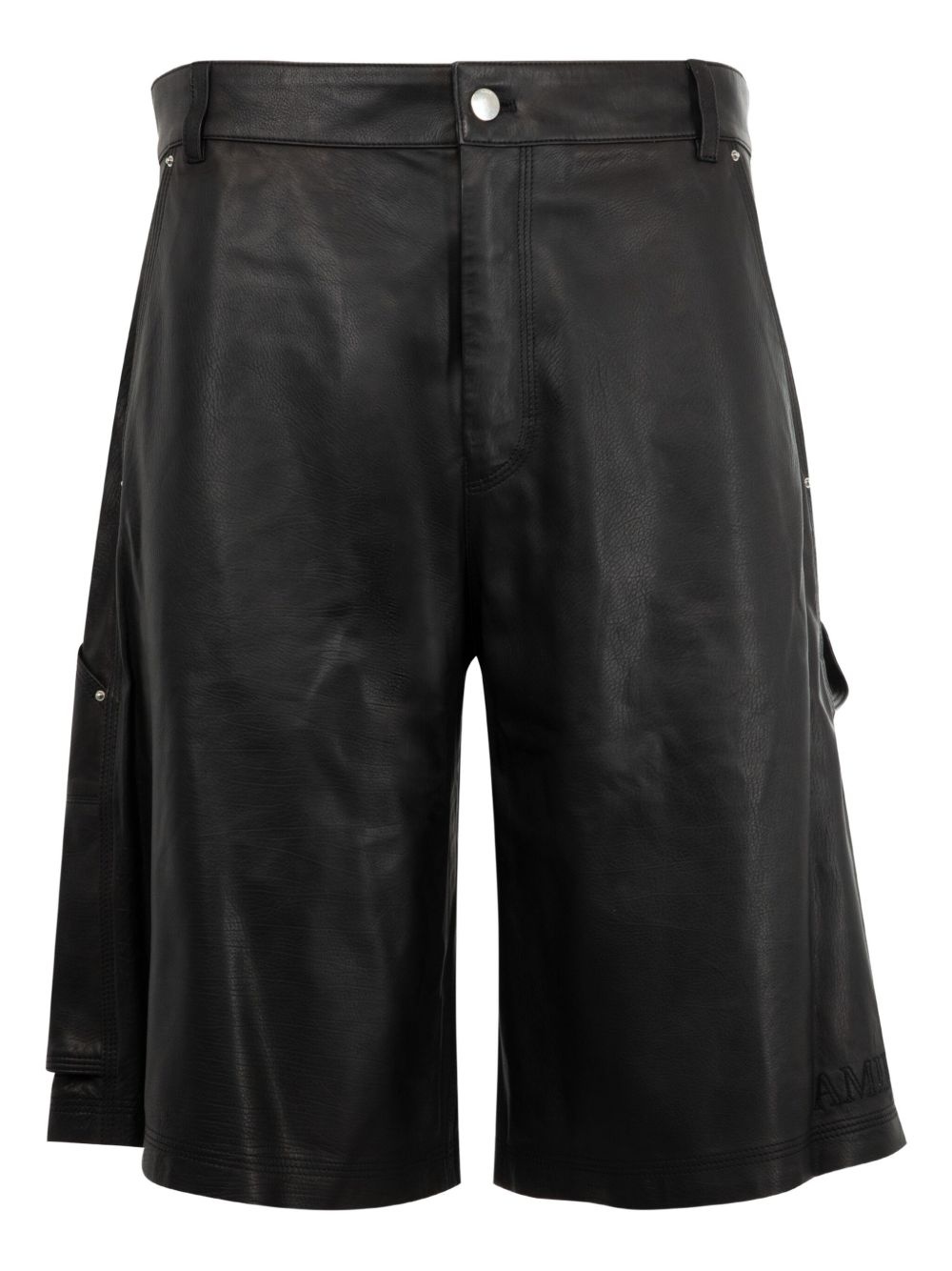 MA leather cargo shorts - 1