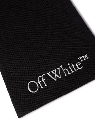 Off-White Bookish Knit Scarf outlook