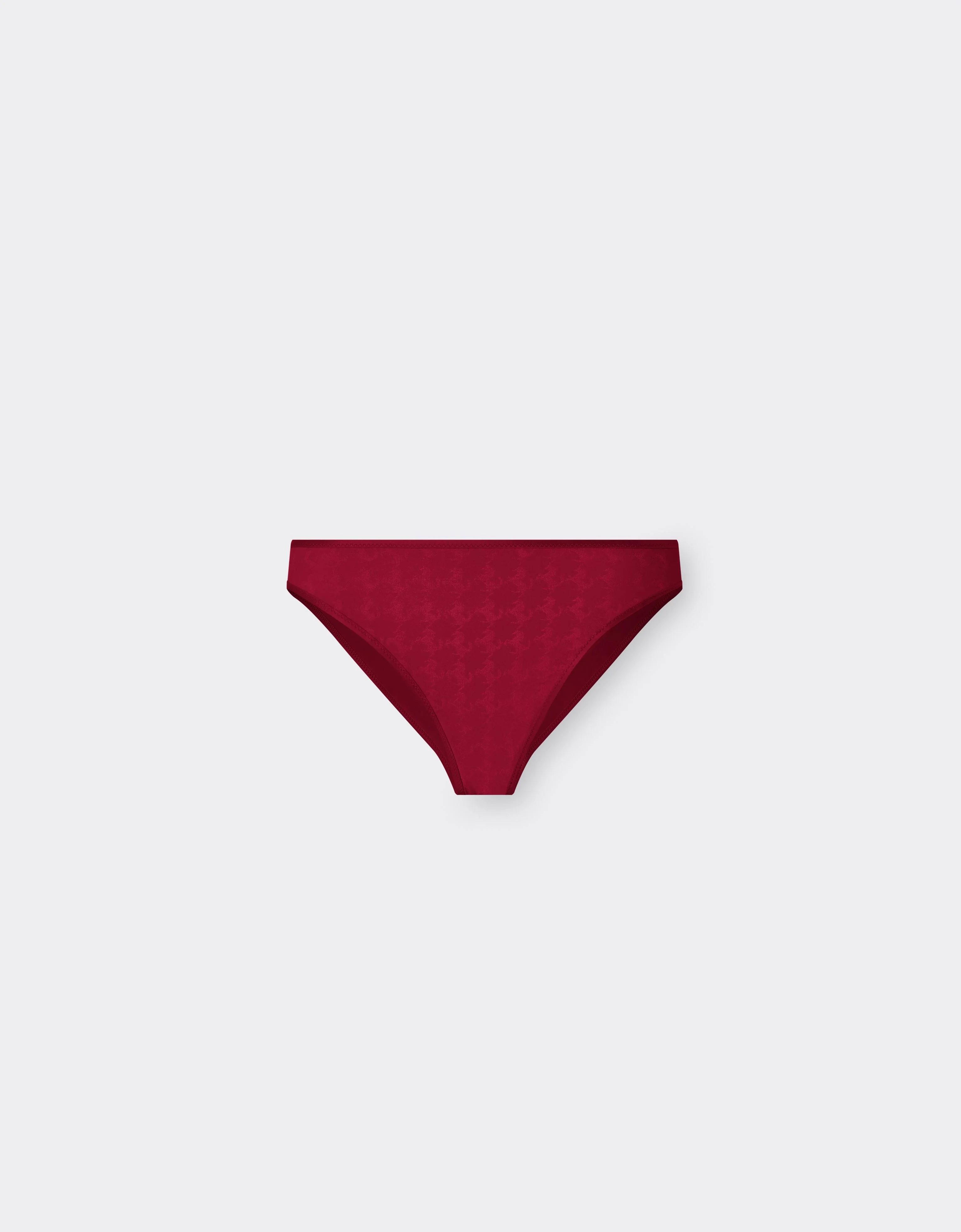 Bikini bottoms with Prancing Horse motif - 1