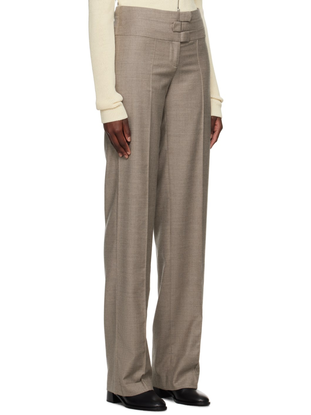 Taupe Tullia Trousers - 2