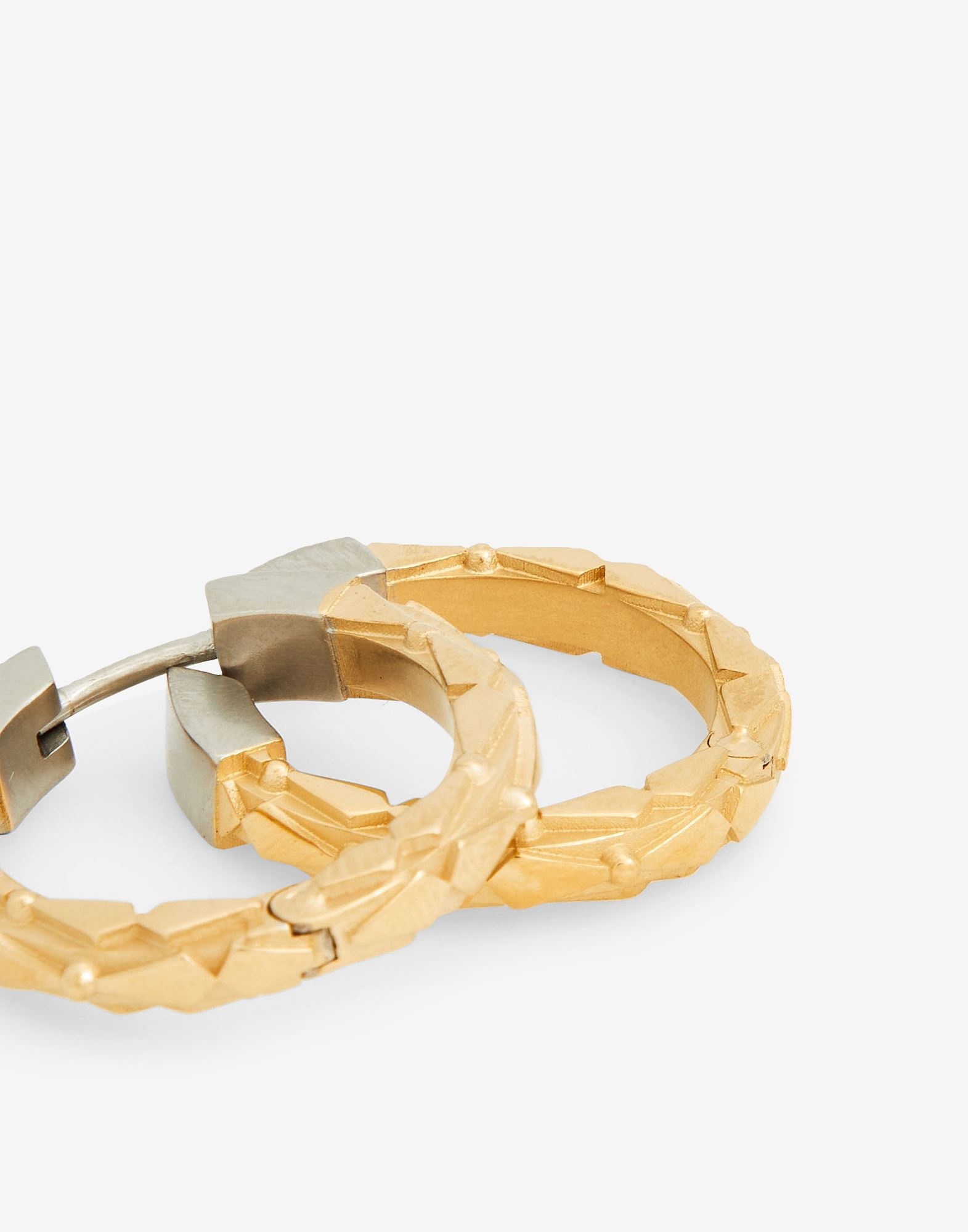 Two-tone earrings - 3