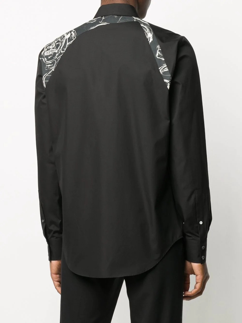 skull-print buckle detail shirt - 4